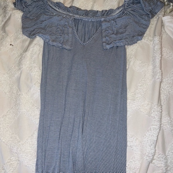 Striped Coastal Beachy Dress - Picture 3 of 3